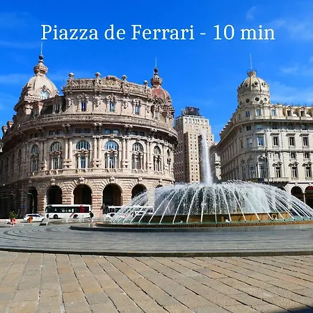 Ferienwohnung Attico Luxury Con Parcheggio E Terrazza Vista Mozzafiato Genua Exterior foto