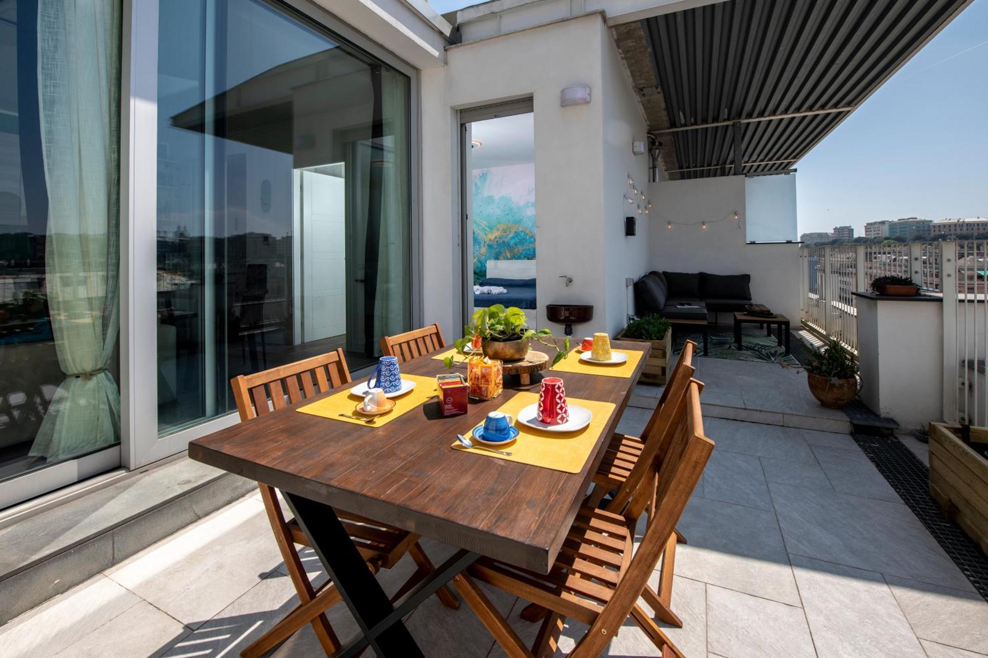 Apartamento Attico Luxury Con Parcheggio E Terrazza Vista Mozzafiato