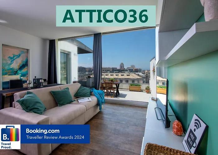 Attico Luxury Con Parcheggio E Terrazza Vista Mozzafiato