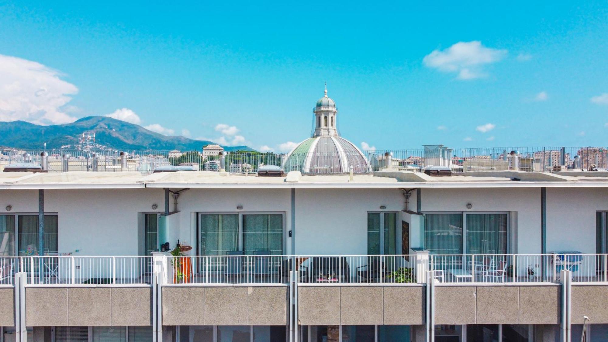 Attico Luxury Con Parcheggio E Terrazza Vista Mozzafiato Genoa